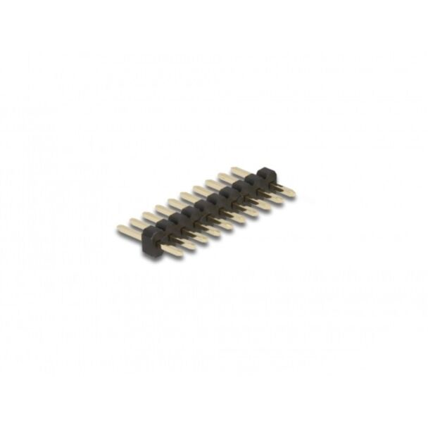 DeLOCK Pin header 10 pin, pitch 1.27 mm, 1-row, straight, 5 pieces
