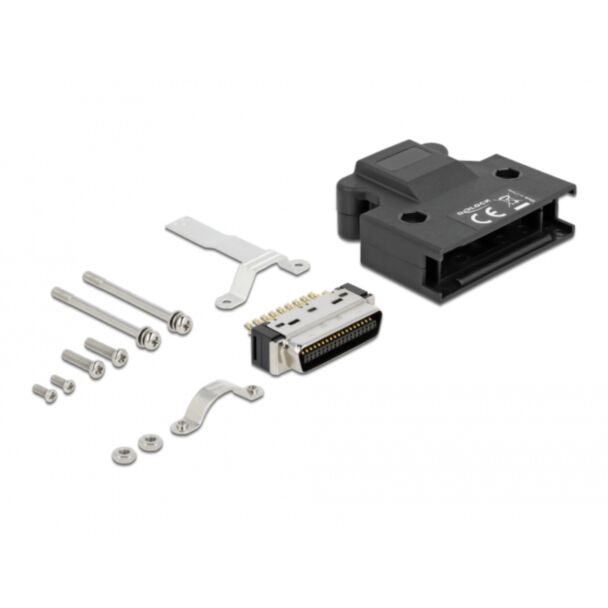 DeLOCK MDR maschile a 36 pin Collegamento saldato con custodia