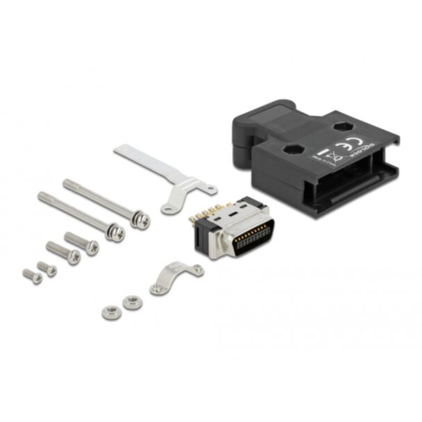DeLOCK MDR maschile a 20 pin Collegamento saldato con custodia