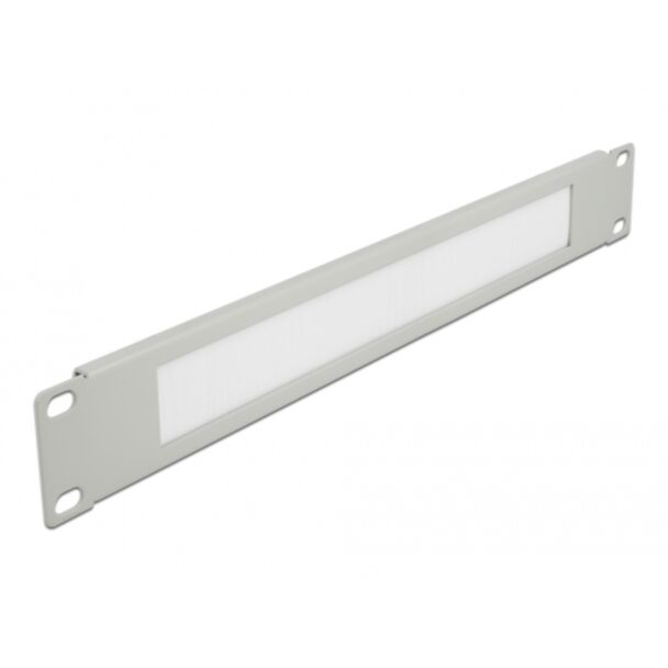 DeLOCK Spazzola a strip per la gestione dei cavi da 19″ 1U grigio