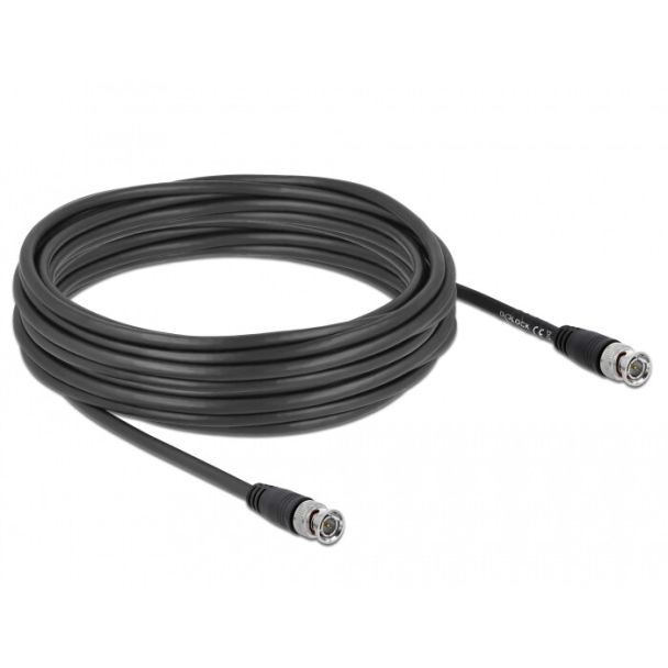 DeLOCK 80085 coaxial cable 10 m BNC Black