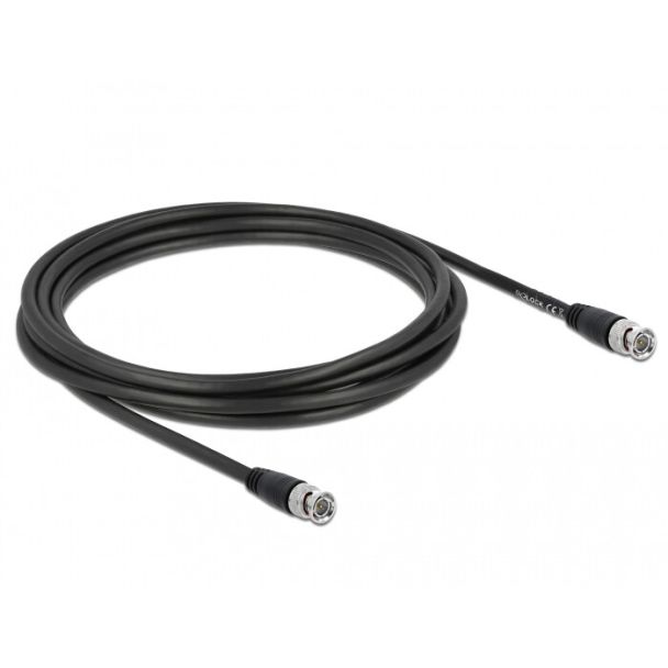 DeLOCK 80083 coaxial cable 3 m BNC Black