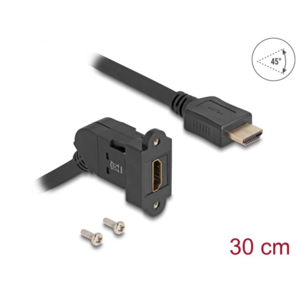 DeLOCK 67157 adattatore per inversione del genere dei cavi HDMI Nero