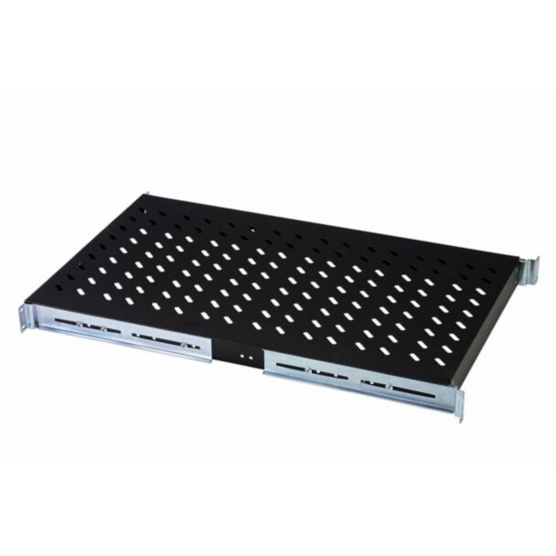 Digitus Ripiano fisso 1U per rack da 1000 mm di profondità 44x483x737 mm, fino a 100 kg, nero