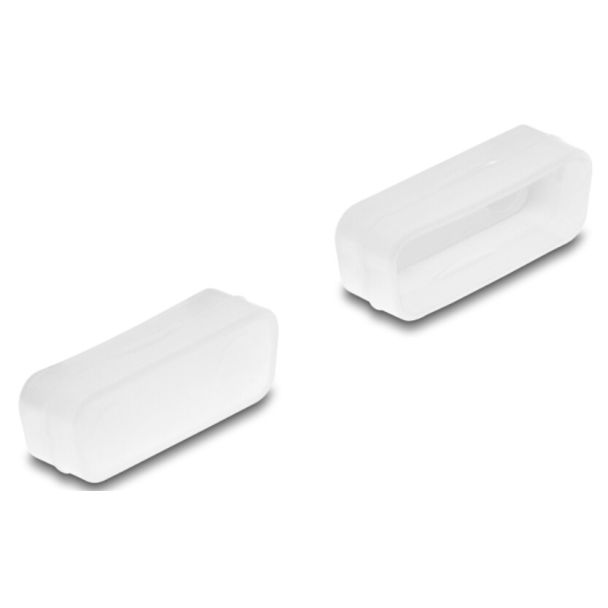 DeLOCK Dust cover for D-Sub 15 female 2 pieces transparent