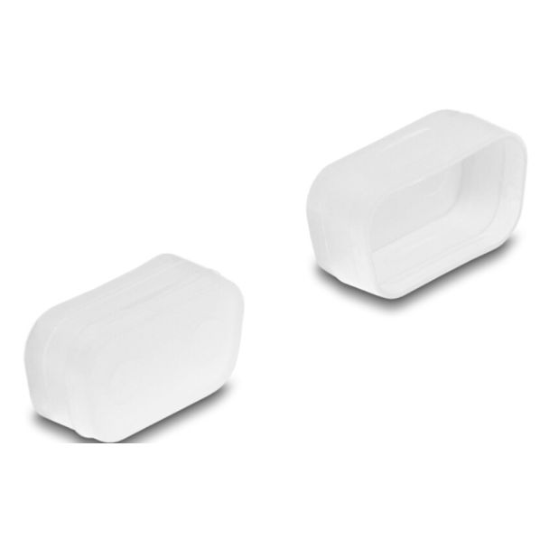 DeLOCK Dust cover for D-Sub 9 / D-Sub 15 VGA male 2 pieces transparent