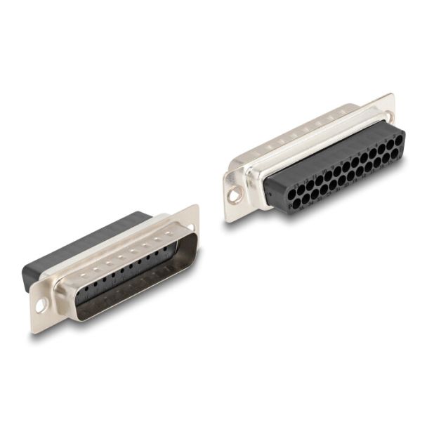 DeLOCK 67095 adattatore per inversione del genere dei cavi D-Sub 25 RJ12 Blu
