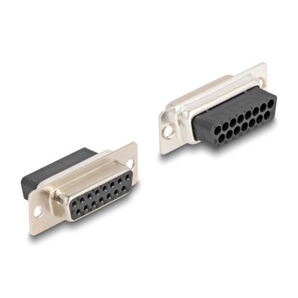 DeLOCK 67088 adattatore per inversione del genere dei cavi D-Sub 15 RJ12 Bianco