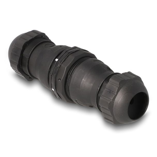 DeLOCK Cable Connector RJ45 jack to RJ45 jack Cat.6A IP68 dust and waterproof