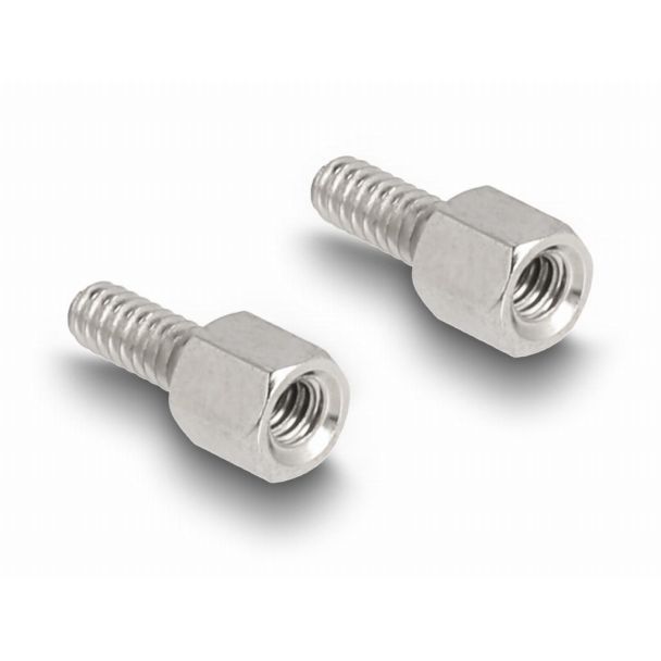 DeLOCK Alloggiamento D-Sub per 9 pin maschio / femmina alloggiamento in plastica per cavo piatto