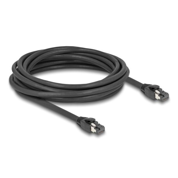 DeLOCK RJ45 Network Cable Cat.8.1 S/FTP 5 m up to 40 Gbps black