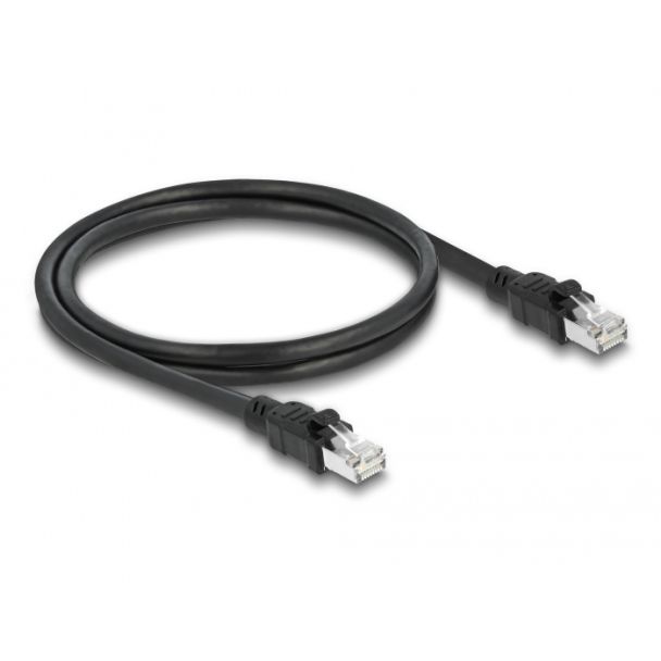 DeLOCK Network cable RJ45 Cat.6A F/UTP with inner metal sheath 1 m