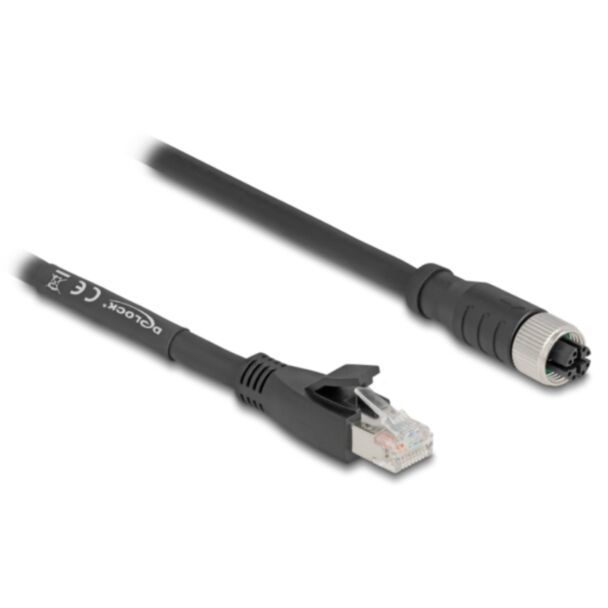DeLOCK 80589 networking cable Black 1 m Cat5e S/FTP (S-STP)