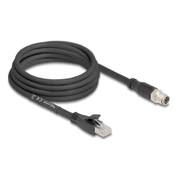 DeLOCK 80580 cavo di rete Nero 3 m Cat5e S/FTP (S-STP)