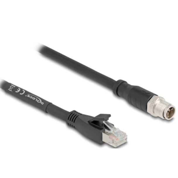 DeLOCK 80577 networking cable Black 1 m Cat5e S/FTP (S-STP)