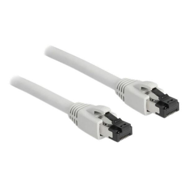 DeLOCK 80558 networking cable Grey 1 m Cat8.1 S/FTP (S-STP)