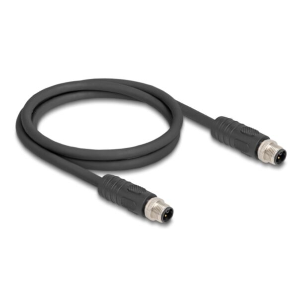 DeLOCK 80516 cavo per sensori e attuatori 3 m RST M12 Nero
