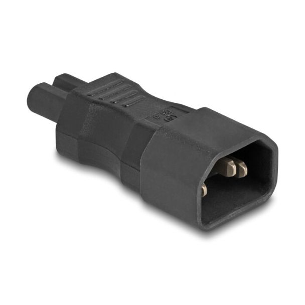 DeLOCK Power Adapter IEC 60320 - C14 to C7, male / female, 2.5 A, straight