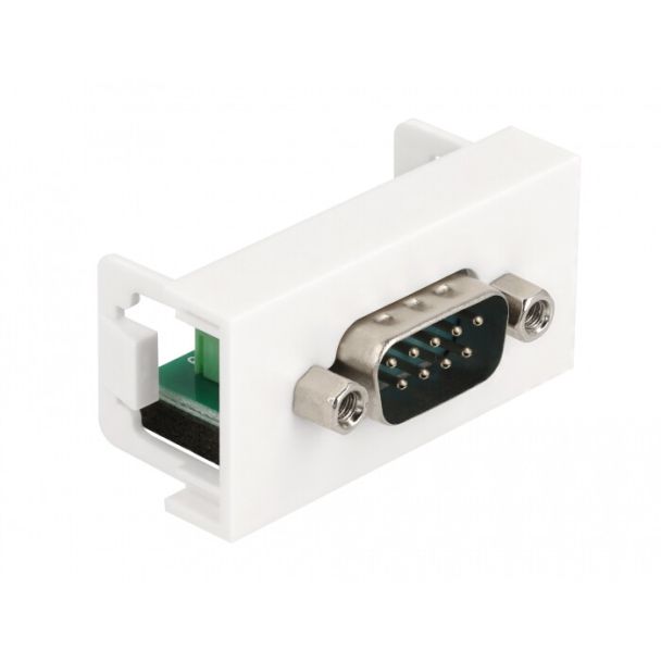 DeLOCK Easy 45 Module D-Sub 9 pin male to 6 pin Terminal Block 22.5 x 45 mm
