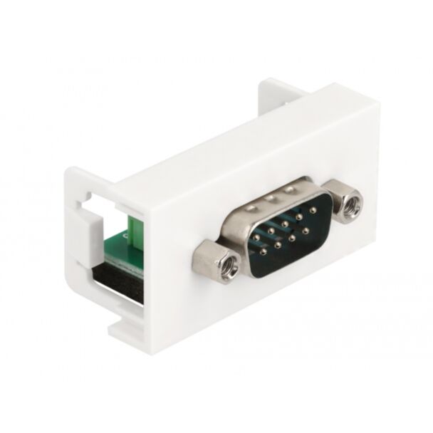 DeLOCK Easy 45 Module D-Sub 9 pin male to 6 pin Terminal Block 22.5 x 45 mm