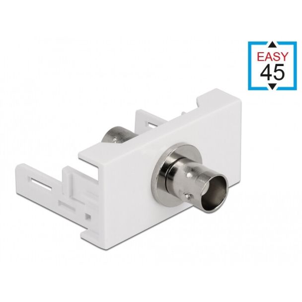 DeLOCK Easy 45 Module BNC female port 22.5 x 45 mm