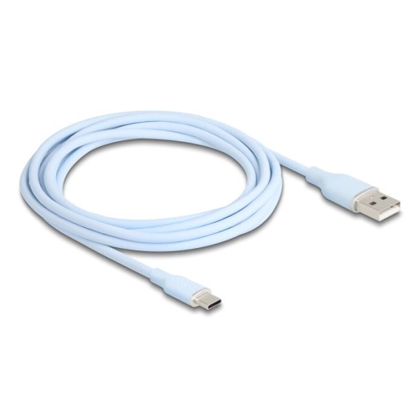 DeLOCK 81223 USB cable USB 2.0 2.5 m USB A USB C Blue