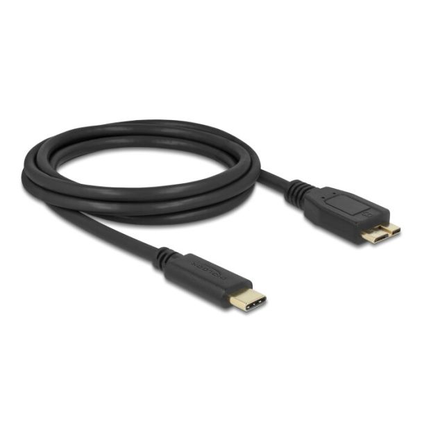 DeLOCK 81160 USB cable USB 3.2 Gen 1 (3.1 Gen 1) 2 m USB C Micro-USB B Black