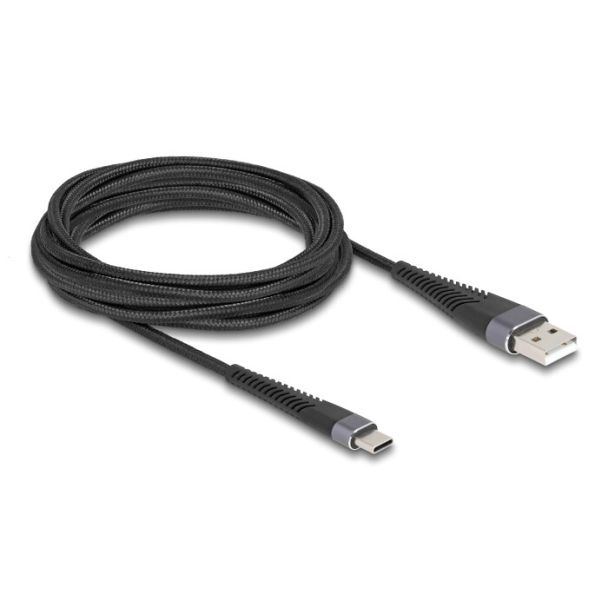 DeLOCK 81123 USB cable USB 2.0 3 m USB A USB C Black