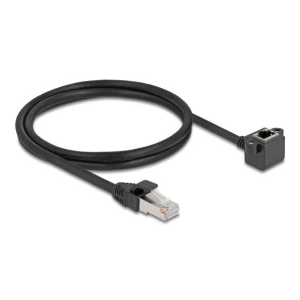 DeLOCK 81097 networking cable Black 1 m Cat6 F/UTP (FTP)