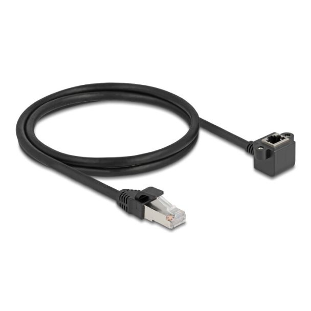 DeLOCK 81097 networking cable Black 1 m Cat6 F/UTP (FTP)