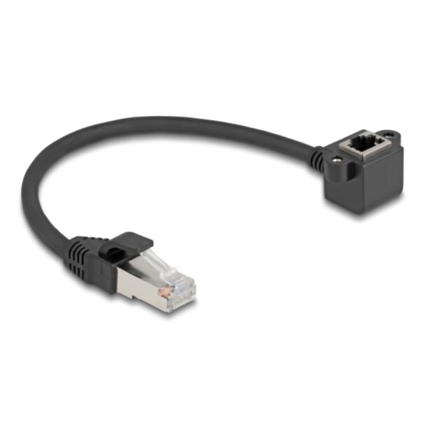 DeLOCK 81040 networking cable Black 0.25 m Cat6 F/UTP (FTP)