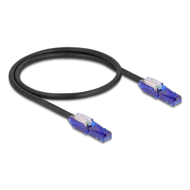 DeLOCK 80925 networking cable Black, Violet 0.5 m Cat6 U/UTP (UTP)