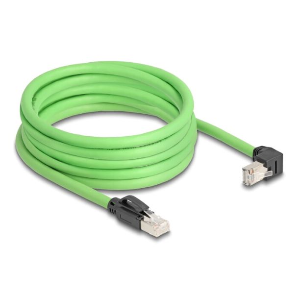 DeLOCK 80897 cavo di rete Nero, Verde 5 m Cat6a SF/UTP (S-FTP)