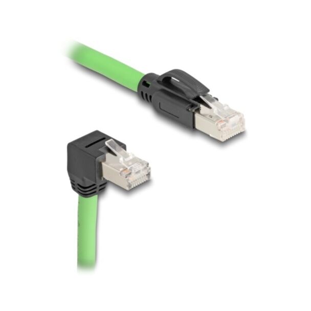 DeLOCK 80897 networking cable Black, Green 5 m Cat6a SF/UTP (S-FTP)
