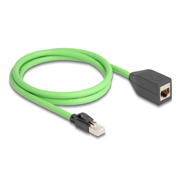DeLOCK 80880 cavo di rete Verde 1 m Cat6a SF/UTP (S-FTP)