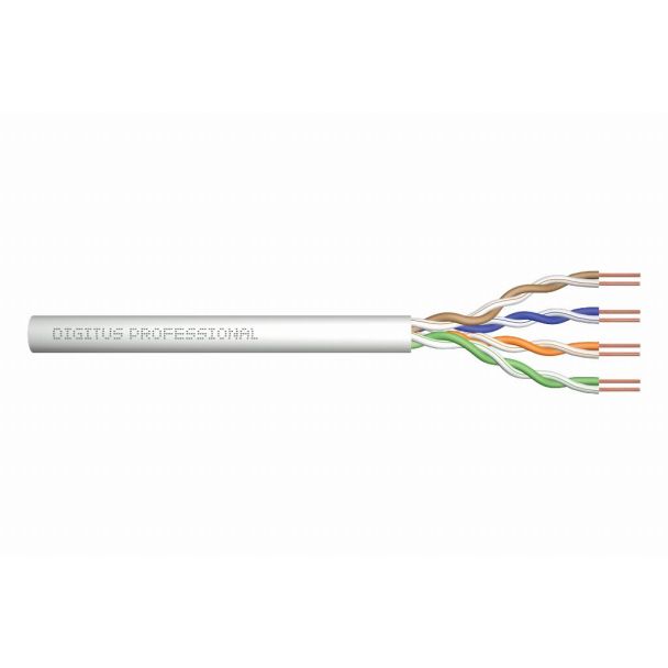 Digitus Cat.5e U/UTP installation cable, 100 m, simplex, Eca