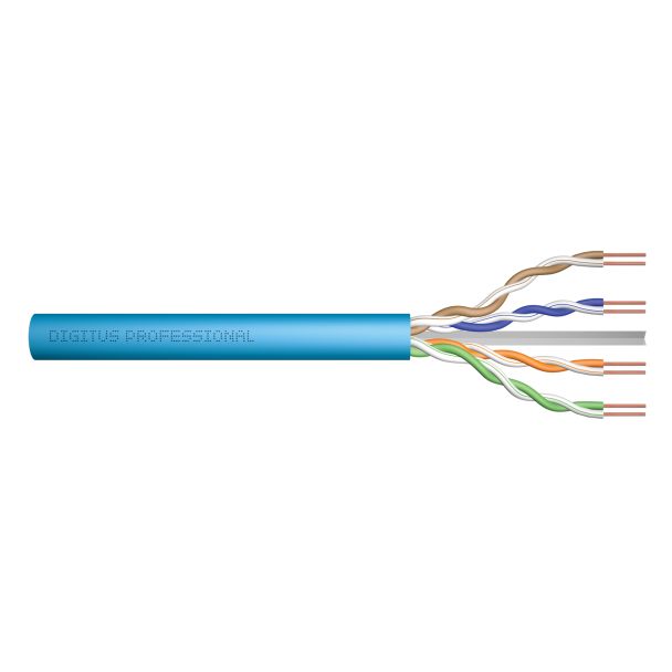 Digitus Cavo di installazione U/UTP CAT 6A, 500 m, simplex, Dca