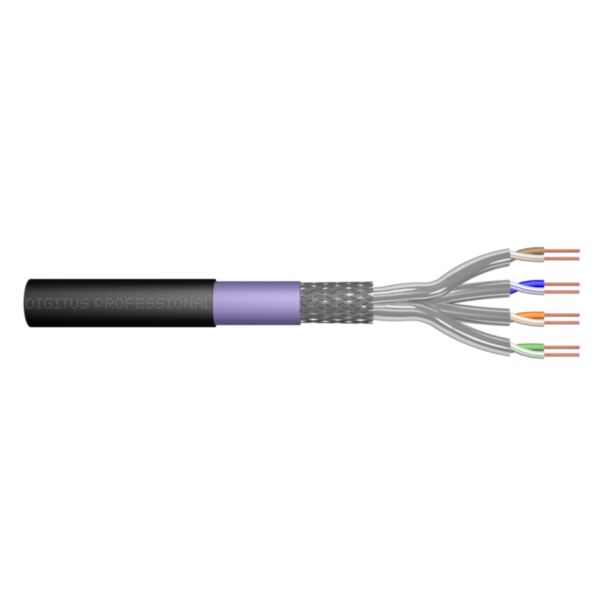 Digitus Cavo dati CAT 7 S/FTP - cavo per installazione interrata, 1000 m, simplex, PE