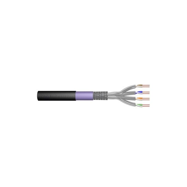 Digitus Cavo dati CAT 7 S/FTP - cavo per installazione interrata, 500 m, simplex, PE