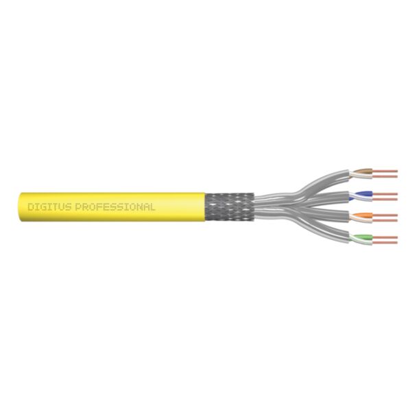 Digitus CAT 7A S/FTP, cavo di installazione, 500 m, simplex, Dca-s1a d1 a1 , certificato GHMT PVP