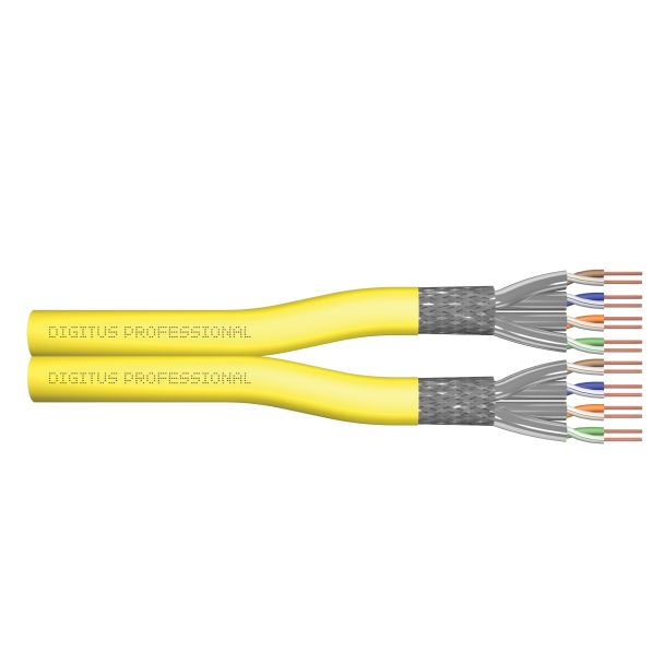 Digitus DK-1743-A-VH-D-5 cavo di rete Giallo 500 m Cat7a S/FTP (S-STP)