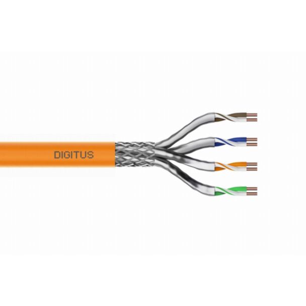 Digitus Cavo dati CAT 7 S/FTP - cavo di installazione, 1000 m, simplex, Dca-s2, d1, a1