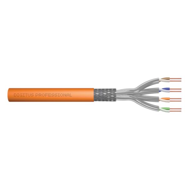 Digitus Cavo dati CAT 7 S/FTP - cavo di installazione, 500 m, simplex, Dca-s2, d1, a1