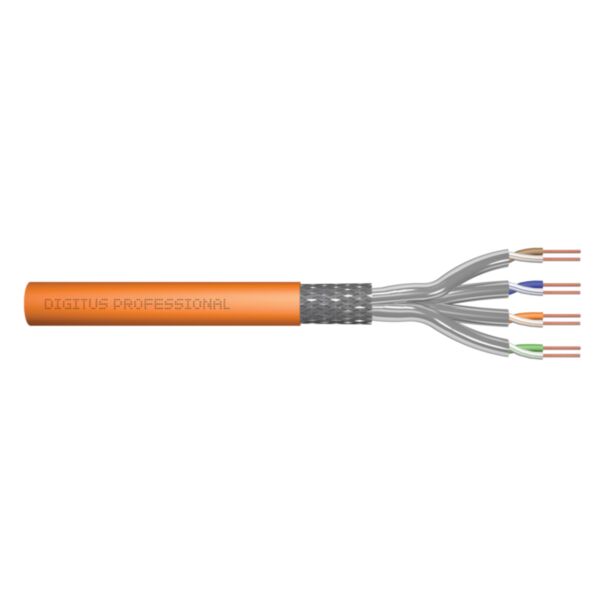 Digitus Cavo dati CAT 7 S/FTP - cavo di installazione, 1000 m, simplex, Cca-s1a d1 a1