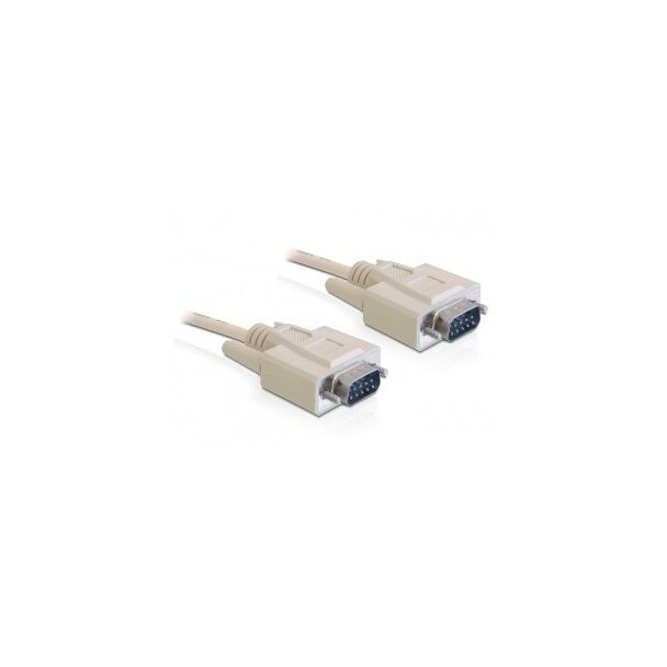 DeLOCK RS-232, 10m serial cable Beige DB-9