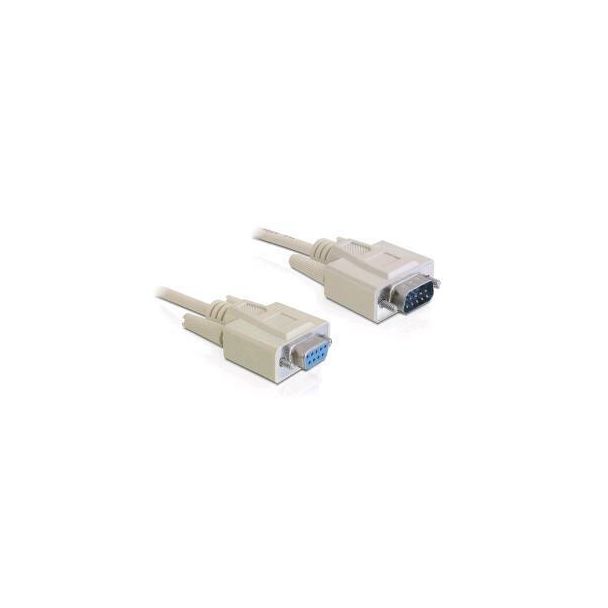 DeLOCK RS-232, 10m serial cable Beige DB-9