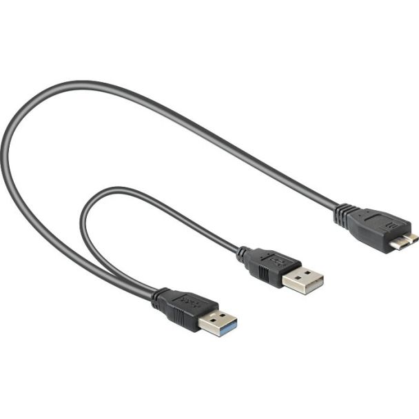 DeLOCK 82909 USB cable USB 3.2 Gen 1 (3.1 Gen 1) 0.2 m USB A Micro-USB B Grey