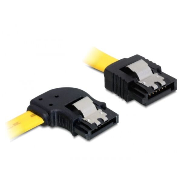DeLOCK 0.7m SATA M/M SATA cable Yellow