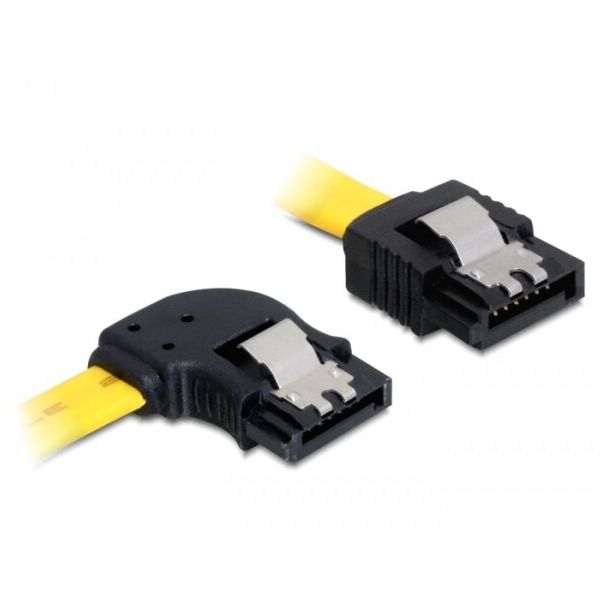DeLOCK 0.5m SATA M/M SATA cable Yellow