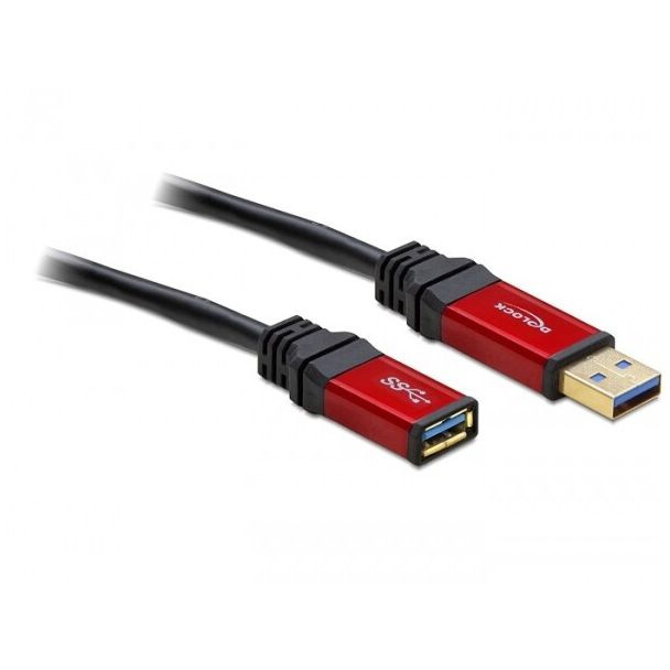 DeLOCK 5.0m USB 3.0 A USB cable USB 3.2 Gen 1 (3.1 Gen 1) 5 m USB A
